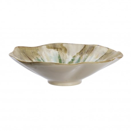 Corbeille a fruits gres emaille artisanal Madam Stoltz