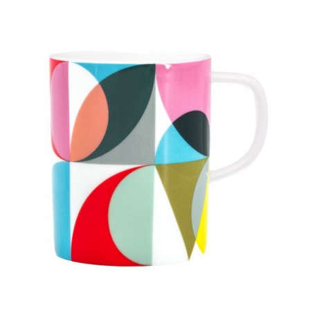 Mug colore design porcelaine Remember Solena