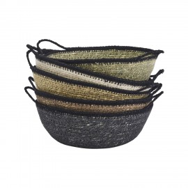 Paniers tresses herbier Madam Stoltz set de 5