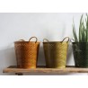 Panier rangement design metal perfore couleur Madam Stoltz set de 3