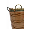 Panier rangement design metal perfore couleur Madam Stoltz set de 3