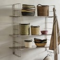 Panier ovale herbier seagrass tresse couleur Madam Stoltz