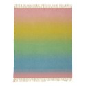 Plaid laine agneau design multicolore Klippan Aurora