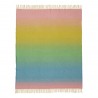 Plaid laine agneau design multicolore Klippan Aurora