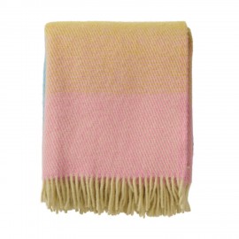 Plaid laine agneau design Klippan Aurora