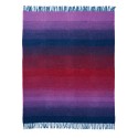 Plaid degradee couleurs laine agneau Klippan Aurora