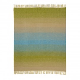 Plaid design couleurs laine agneau Klippan Aurora