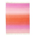 Plaid laine agneau degradee couleurs Klippan Aurora