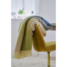 Plaid design laine agneau Klippan Aurora