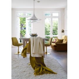 Plaid laine chaud Klippan Bouclé