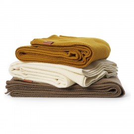 Plaid laine chaud Klippan Bouclé