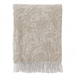 Plaid cashmere merinos motif Klippan Arcadia