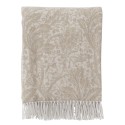 Plaid cashmere merinos motif Klippan Arcadia