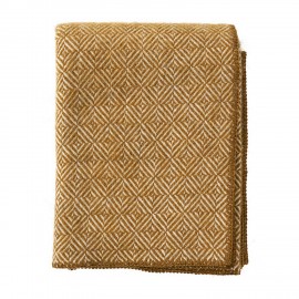 Plaid laine agneau alpaga motifs Klippan Diamonds