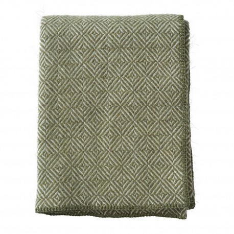 Plaid laine agneau alpaga losanges Klippan Diamonds