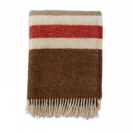 Plaid laine chaud epais Klippan Gotland stripe