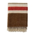 Plaid laine chaud epais Klippan Gotland stripe