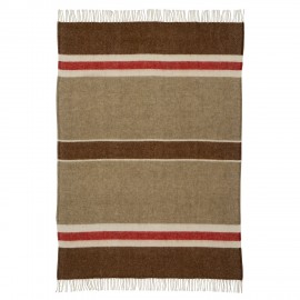 Plaid laine chaud épais Klippan Gotland Stripe
