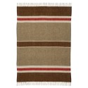 Plaid laine chaud epais Klippan Gotland stripe