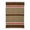Plaid laine chaud epais Klippan Gotland stripe