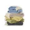 Plaid laine agneau bio motif Klippan Zigzag