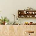 Etagere murale a mugs cuisine bois recycle IB Laursen Unika