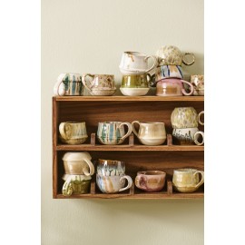 Etagere murale a mugs cuisine bois recycle IB Laursen Unika