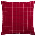 Housse de coussin coton rouge carreaux IB Laursen