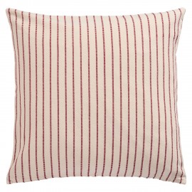 Housse de coussin coton rayure rouge IB Laursen