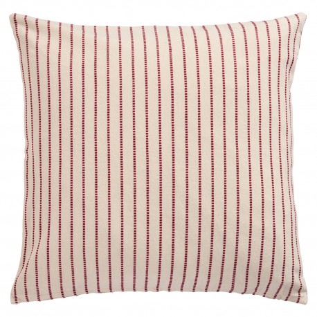 Housse de coussin coton rayure rouge IB Laursen