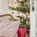 Housse de coussin coton rayure rouge IB Laursen
