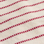 Housse de coussin coton rayure rouge IB Laursen