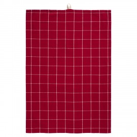 Torchon de cuisine coton carreaux rouge IB Laursen