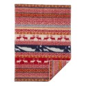 Couverture laine agneau bio motif nordique scandinave Klippan Sarek