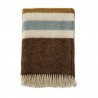 Plaid laine chaud épais Klippan Gotland Stripe