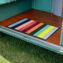 Tapis d'entrée coloré rayures Remember Lorenzo