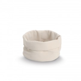 Petite corbeille tissu rangement Zeller