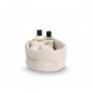 Petite corbeille tissu rangement Zeller