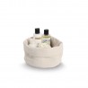 Petite corbeille tissu rangement Zeller
