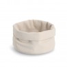 Corbeille en tissu rangement Zeller