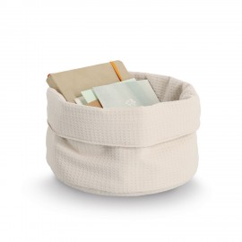 Corbeille en tissu rangement Zeller