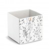 Boite panier carré textile imprimé décoratif Zeller Grass