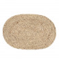 Set de table tresse naturel jacinthe ovale Zeller