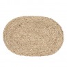 Set de table tresse naturel jacinthe ovale Zeller