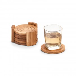 Dessous de verre bois bambou Zeller set de 7