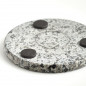 Dessous de verre en pierre granite Zeller set de 4 Dessous de verre en pierre granite Zeller set de 4