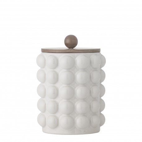 Boite de conservation design ceramique bois Bloomingville Magde