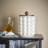Boite de conservation design ceramique bois Bloomingville Magde