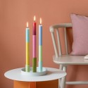 Bougies multicolores design Remember Palma set de 3