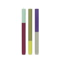 Bougies cire vegetale design couleur Remember Oslo set de 3